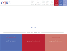 Tablet Screenshot of coregives.org